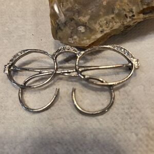 Silver Brooch Eyeglasses